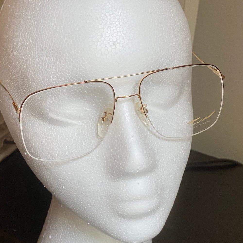Double-Brow  70's Vintage Frames Rx Quality